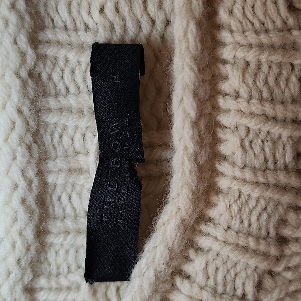 The Row Sweater  wool and cashmere Classic Cream Sz Meduim - Picture 9 of 16